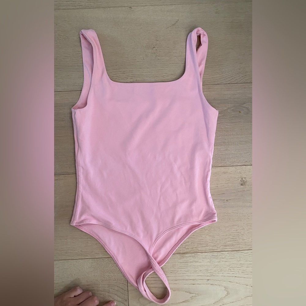 Aritzia bodysuits x3 pink, nude, and white! - Picture 2 of 4